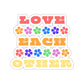 Love Each Other Sticker
