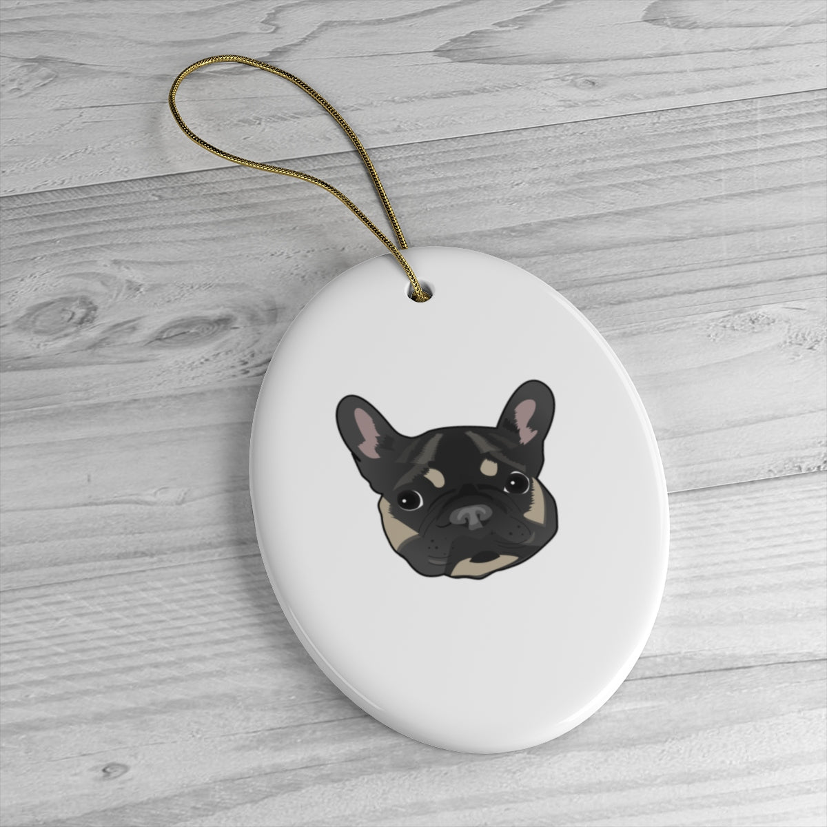 French Bulldog Custom Ceramic Ornament