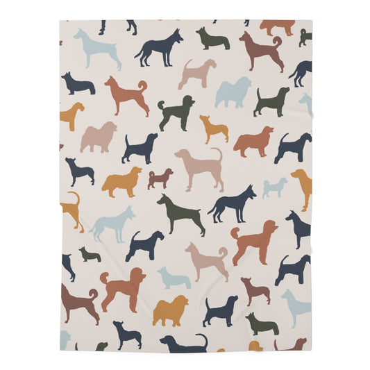 Colorful Canines Baby Blanket
