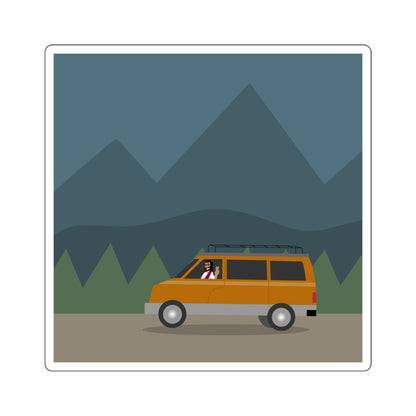 Jesus Drives an Astrovan Sticker