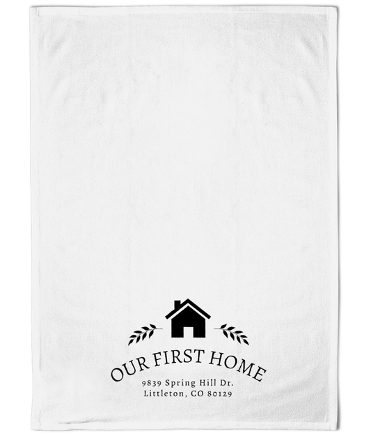 BB Custom House Warming Tea Towel