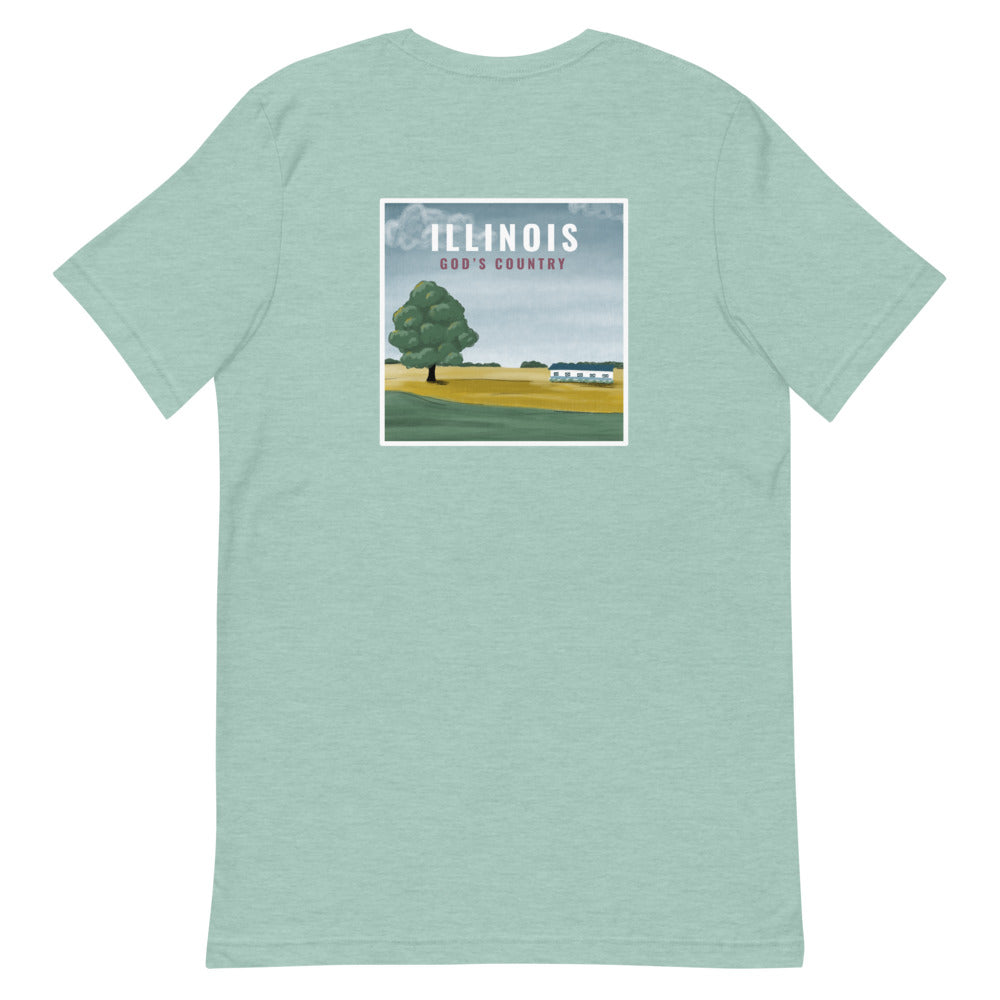 Illinois (Front + Back) T-Shirt