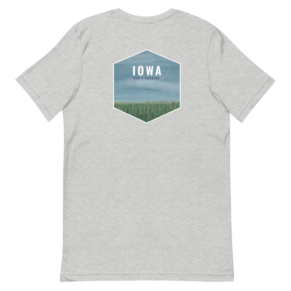 Iowa (Front + Back) T-Shirt