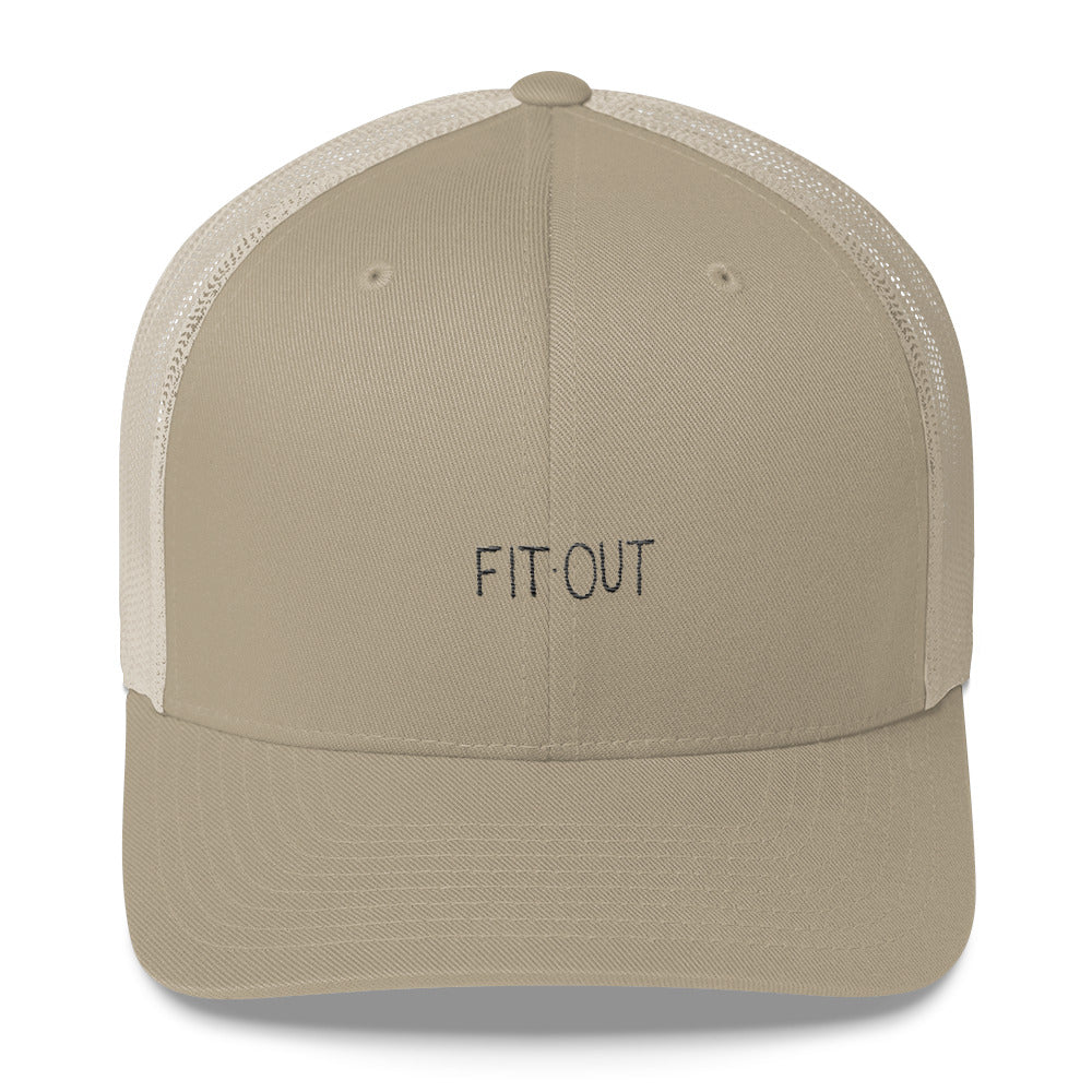 Fit Out Hat (Black Stitching)