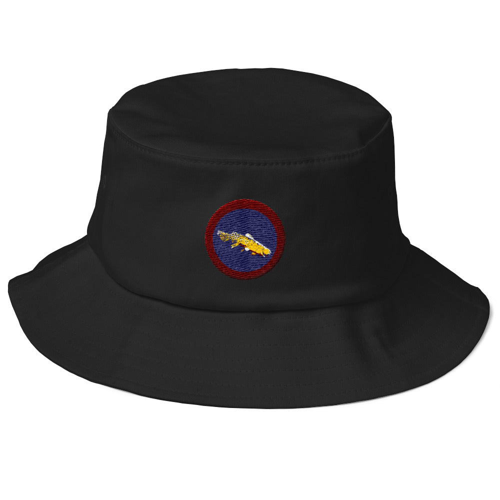 Montana Black Spotted Cut Throat Bucket Hat