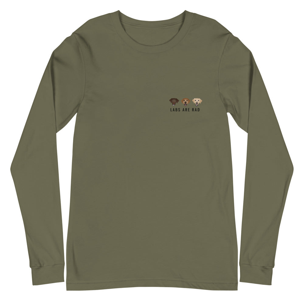 Labs Are Rad (Eco-Friendly) Long Sleeve T-Shirt