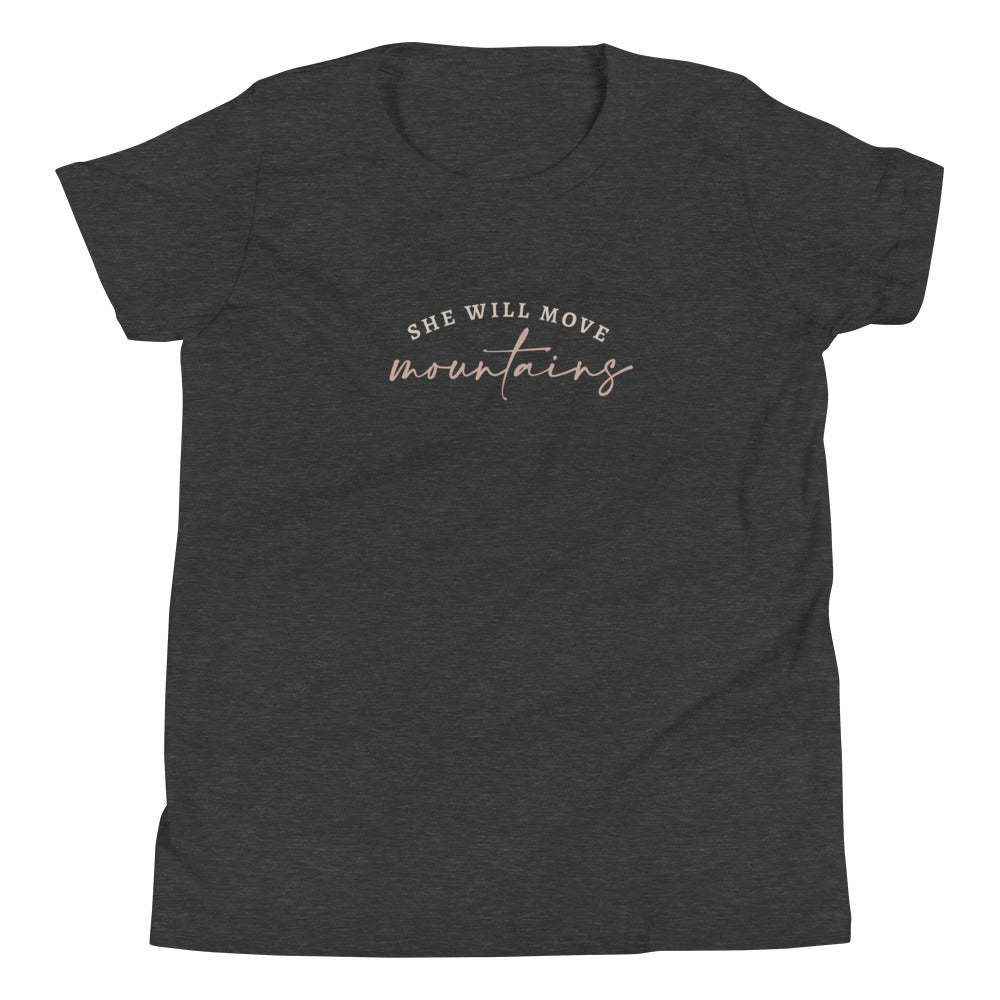 She Will Move Mountains Youth T-Shirt